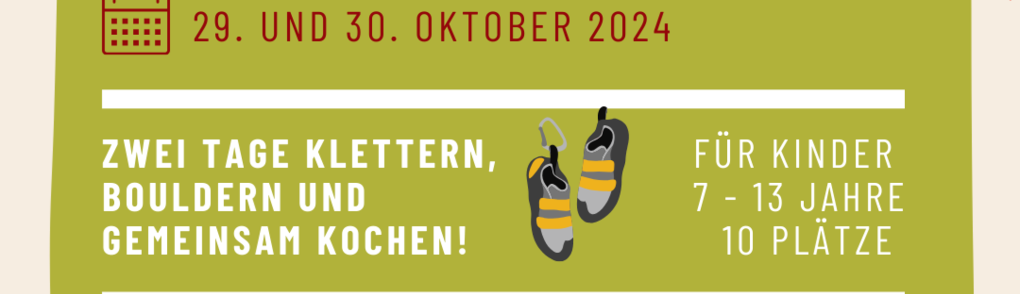 Infobanner Herbstfreizeit 2024 | © DAV Karlsruhe